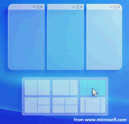 Windows 11 Snap layouts