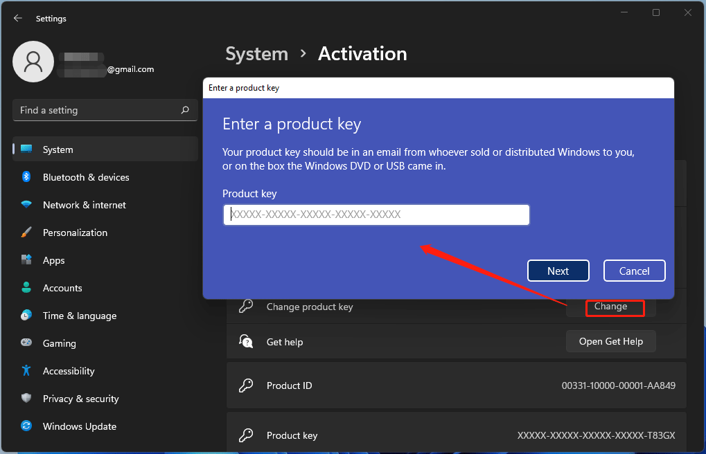 activation windows 11 pro key