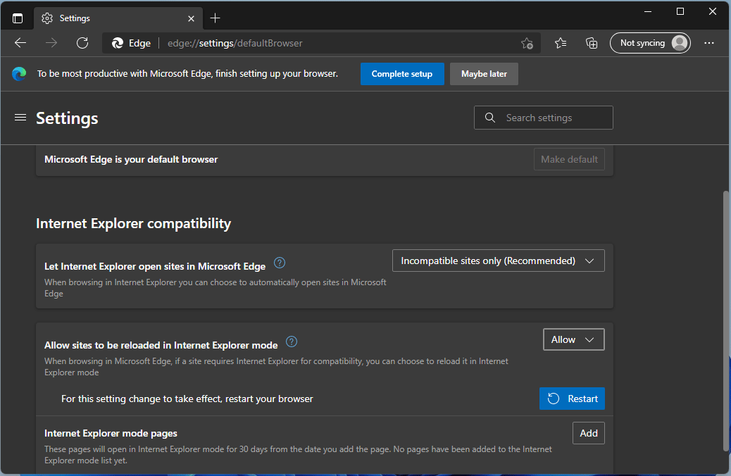 how to enable internet explorer in windows 10 pro