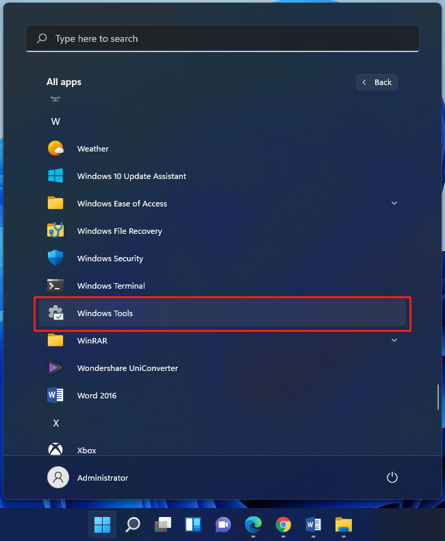 How to Open Windows Tools in Windows 11? - MiniTool