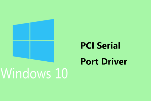 netmos pci serial port driver windows 10