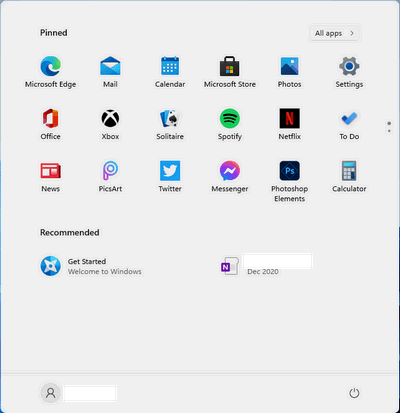 remove folders from start menu windows 11