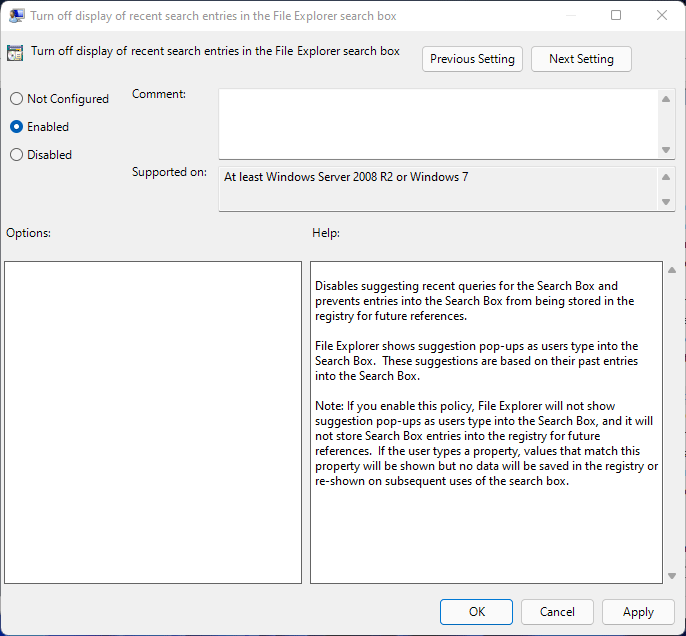 How To Remove Disable File Explorer Search History On Windows 11