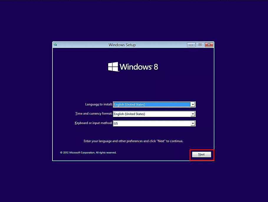 click Next