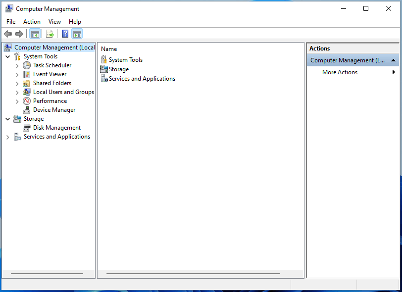 Windows 11 Computer Management