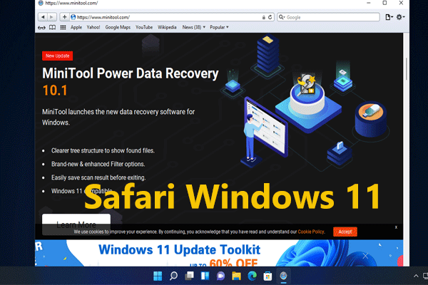 Windows 11 Safari
