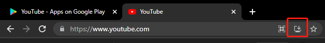 download and install YouTube app for PC