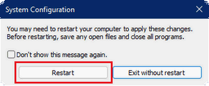 Restart Windows 11