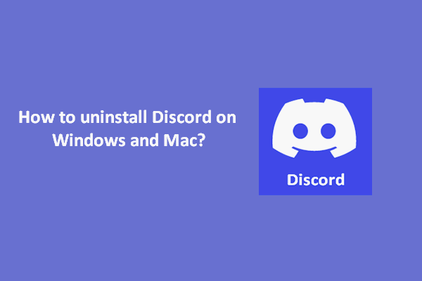How to uninstall Discord