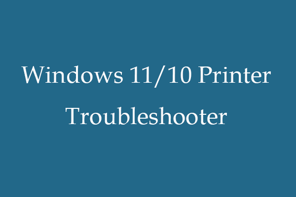 Windows 11 printer troubleshooter
