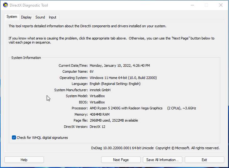 Dxdiag shows DirectX 12 Ultimate as Disabled. How to enable