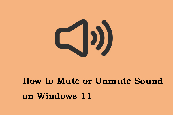 how to unmute your pc windows 11
