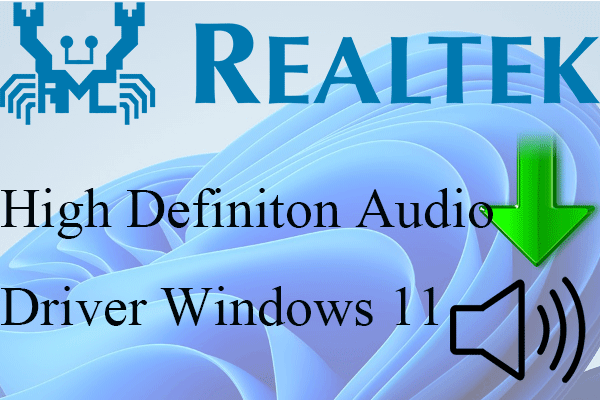 realtek audio drivers for windows 10 64 bit