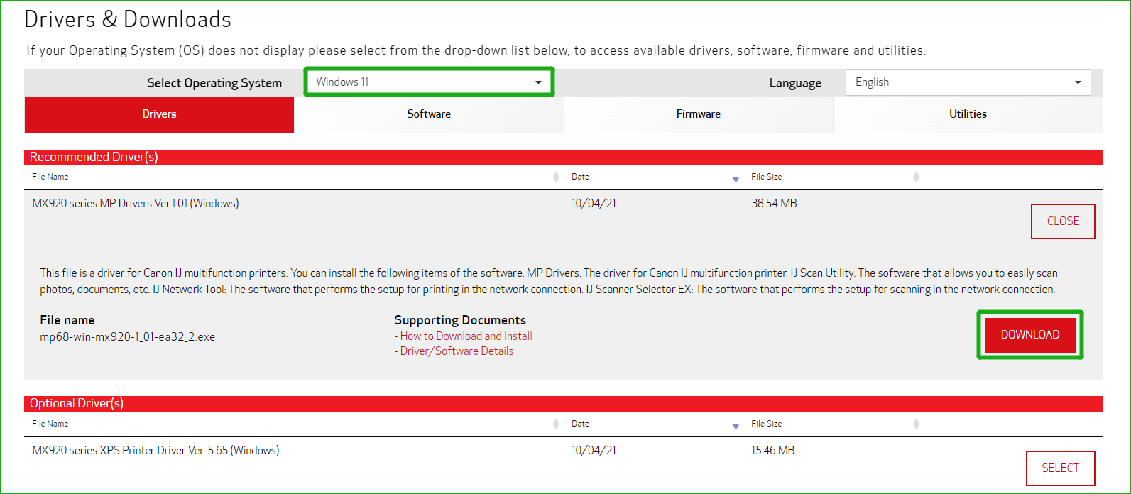 Canon MX920/922 Driver for Win11/10 Download, Install or Update MiniTool