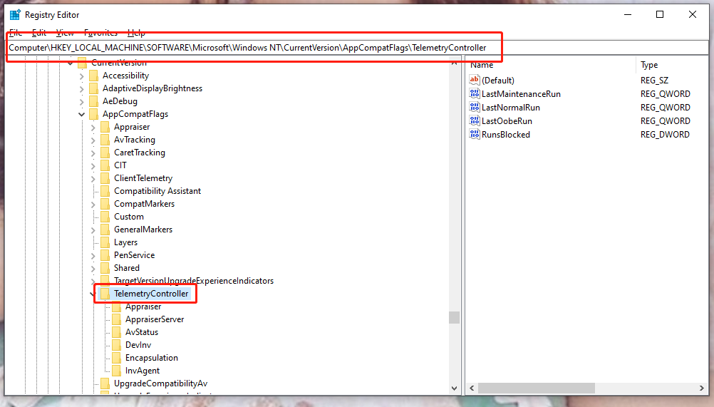 navigate to TelemetryController