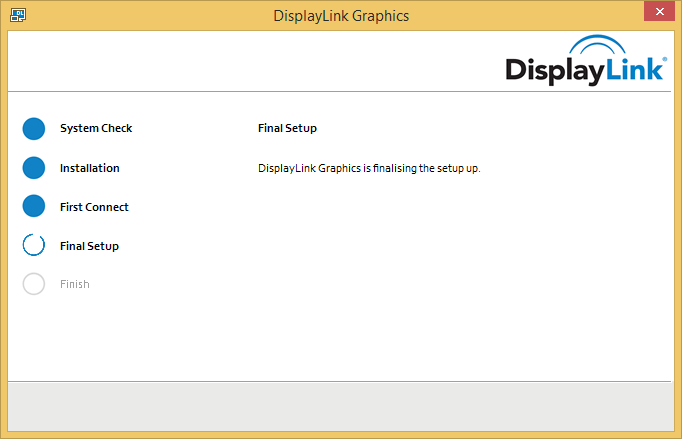 DisplayLink final setup