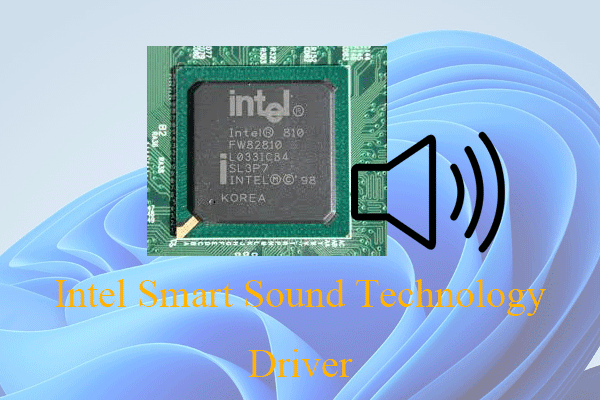 how to install intel smart sound technology driver windows 10