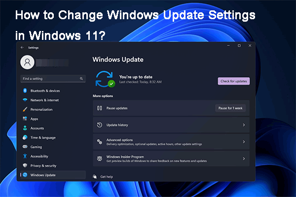 How to Change Windows Update Settings in Windows 11?