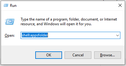 Shell:AppsFolder Windows 10/11