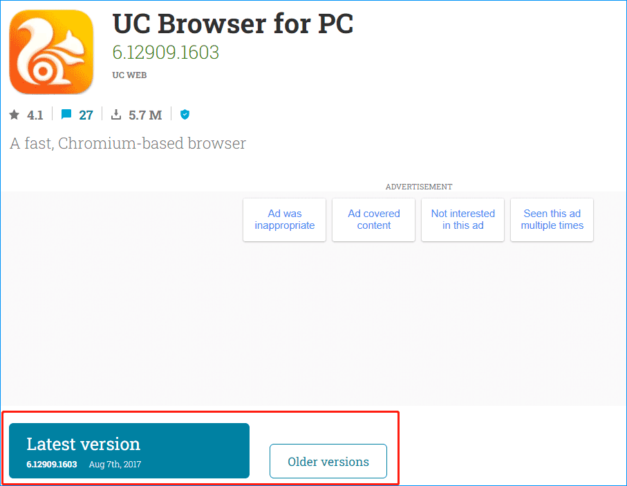 uc browser download pc