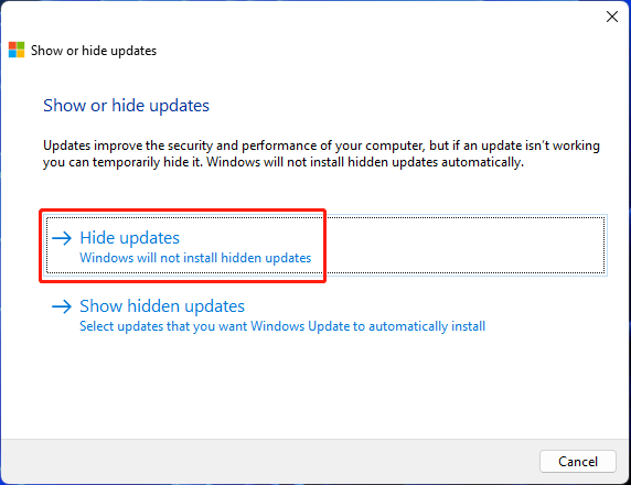 how to block specific updates in windows 10