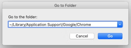 go to the Chrome folder