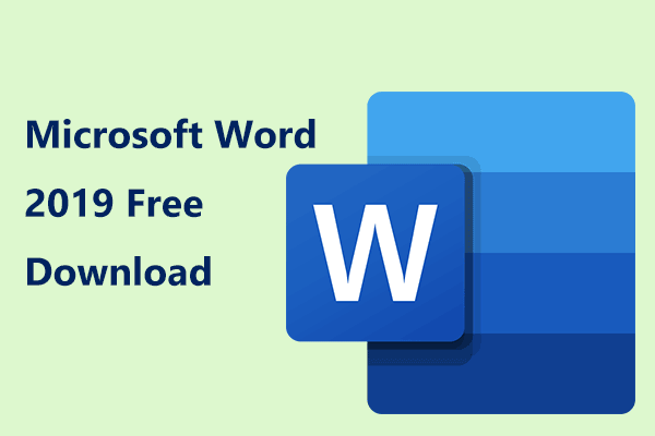 Microsoft Word 2019 Free Download For Windows 10 64-Bit/32-Bit