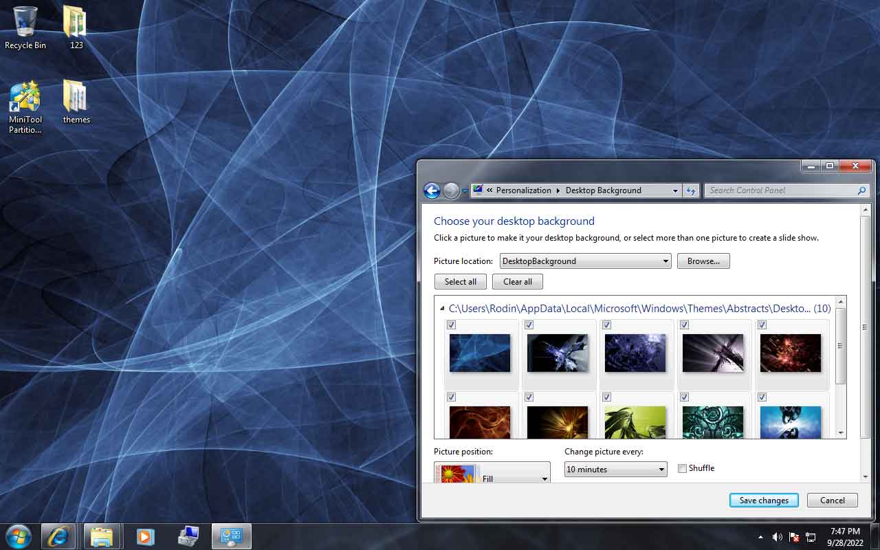 windows 7 themes download