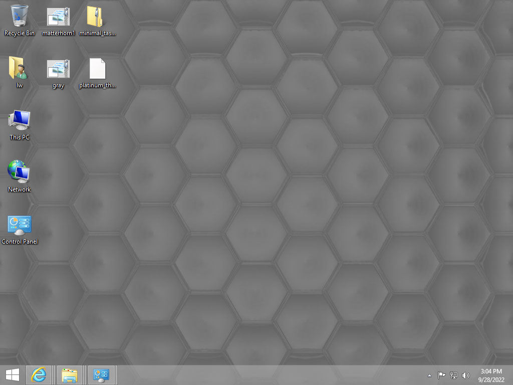 Windows 8 Gray theme