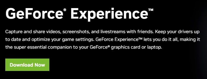 download GeForce Experience