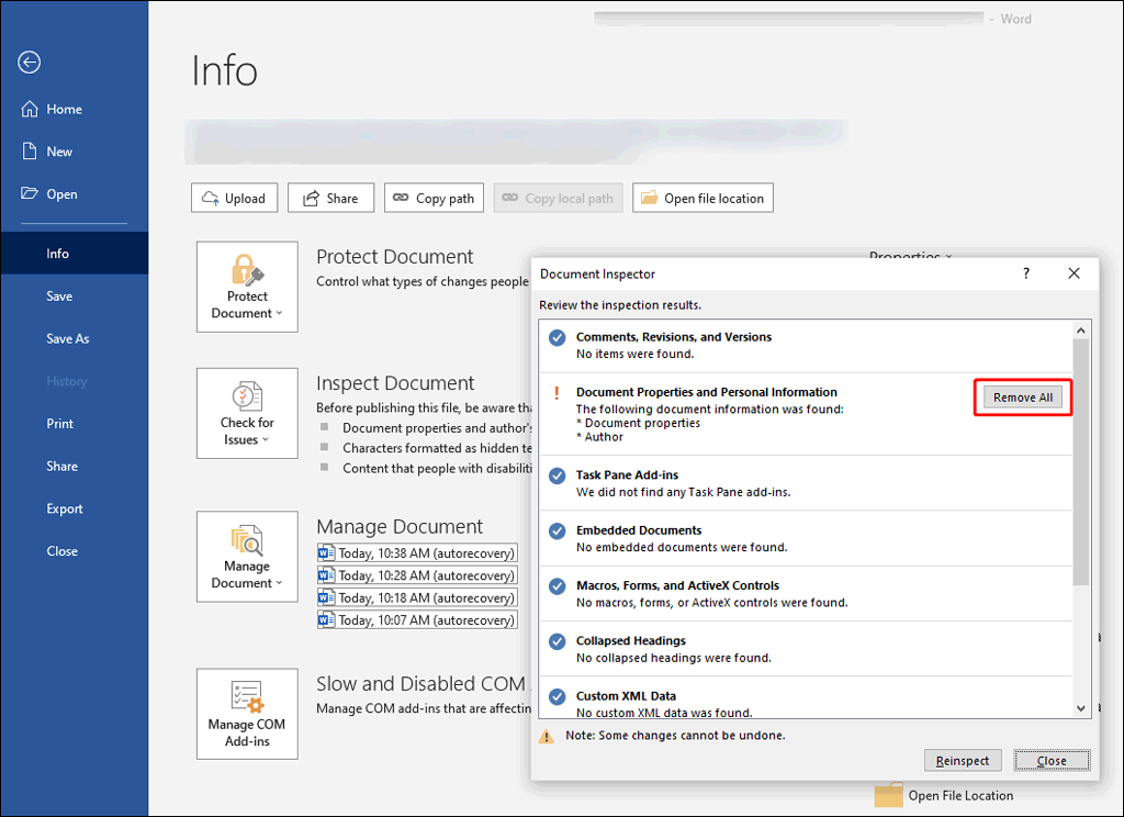 how to remove all personal data from windows 10