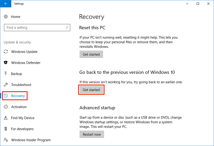 How To Uninstall Go Back Downgrade Win 10 22H2 To 21H2 Or Earlier
