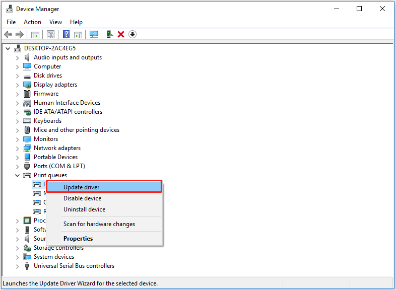 5 Ways to Fix Print Spooler Service High CPU Usage MiniTool