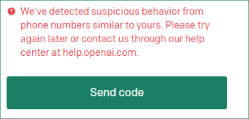 ChatGPT detects suspicious behavior