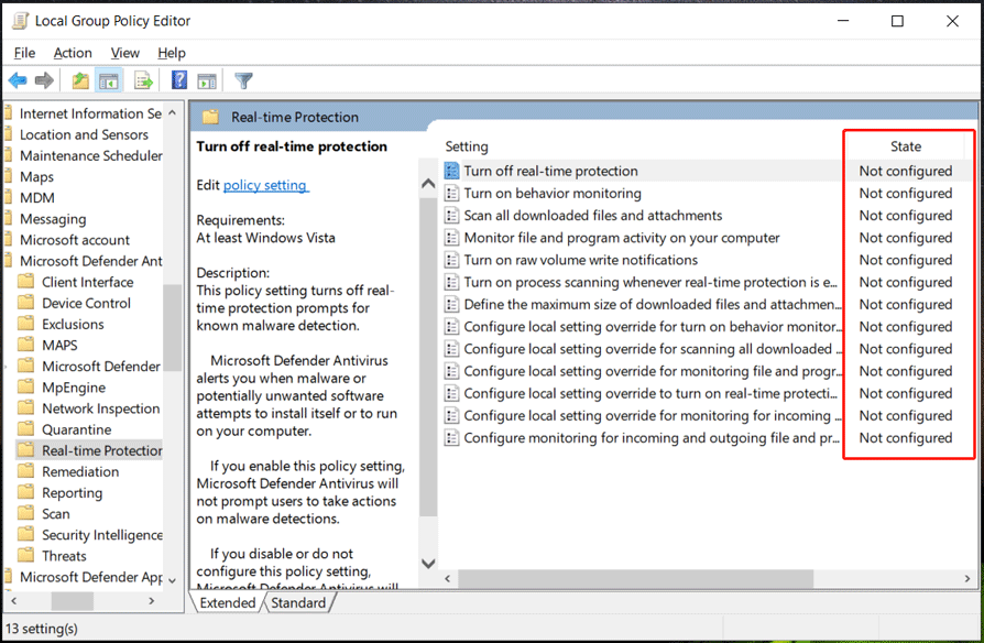Fixed Windows Defender This Setting Is Managed by Administrator