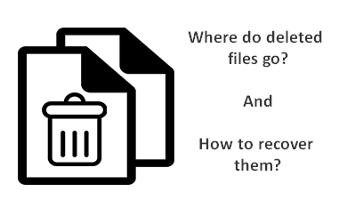 para onde vão os arquivos apagados