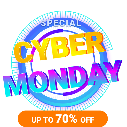 Cyber Monday Special Up to 70 OFF