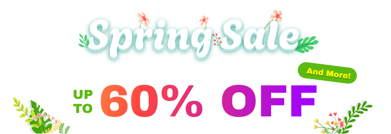 Spring Sale up to 60% off